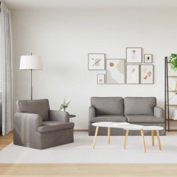 Ensemble de Canapés 2 pcs Taupe 162 x 80 x 85 cm tissu 580891580891