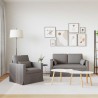 Ensemble de Canapés 2 pcs Taupe 139 x 78 x 80 cm tissu 580893580893