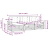 Ensemble de canapés d'extérieur 3 pcs Blanc et anthracite 580902580902