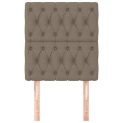 Tête de lit Taupe 80x7x118/128 cm Tissu 580912580912