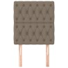 Tête de lit Taupe 80x7x118/128 cm Tissu 580912580912