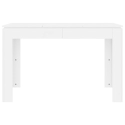 Table de salle à manger Blanc 120x60x76 cm Bois d'ingénierie 580913580913