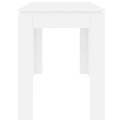 Table de salle à manger Blanc 120x60x76 cm Bois d'ingénierie 580913580913