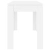 Table de salle à manger Blanc 120x60x76 cm Bois d'ingénierie 580913580913