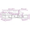 Ensemble de canapés d'extérieur 4 pcs Blanc et anthracite 580919580919