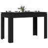 Table de salle à manger en chêne noir 120x60x76 cm bois d'ingénierie 580925580925