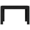 Table de salle à manger en chêne noir 120x60x76 cm bois d'ingénierie 580925580925