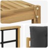Ensemble de canapés d'extérieur 4 pcs Blanc et anthracite 580926580926