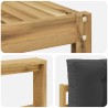 Ensemble de canapés d'extérieur 4 pcs Blanc et anthracite 580928580928