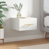 Table de chevet murale blanc 35x35x20 cm 580929580929