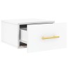 Table de chevet murale blanc 35x35x20 cm 580929580929