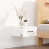 Table de chevet murale Blanc 35x35x20 cm 580930580930