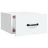 Table de chevet murale Blanc 35x35x20 cm 580930580930