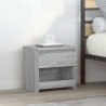 Table de chevet Sonoma gris 40x30x39 cm Bois d'ingénierie 580934580934