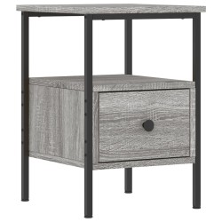 Table de chevet sonoma gris 34x36x50 cm bois d'ingénierie 580935580935