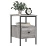Table de chevet sonoma gris 34x36x50 cm bois d'ingénierie 580935580935