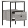 Table de chevet sonoma gris 34x36x50 cm bois d'ingénierie 580935580935