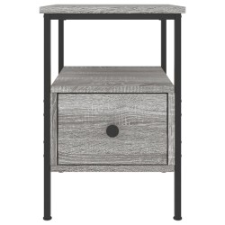 Table de chevet sonoma gris 34x36x50 cm bois d'ingénierie 580935580935