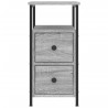 Table de chevet sonoma gris 30x60x60 cm bois d'ingénierie 580937580937
