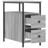 Table de chevet sonoma gris 30x60x60 cm bois d'ingénierie 580937580937