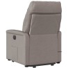 Fauteuil inclinable de massage électrique Taupe Tissu 580938580938
