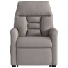 Fauteuil inclinable de massage électrique Taupe Tissu 580938580938