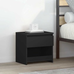 Table de chevet Noir 40x30x39 cm Bois d’ingénierie 580939580939