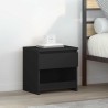 Table de chevet Noir 40x30x39 cm Bois d’ingénierie 580939580939