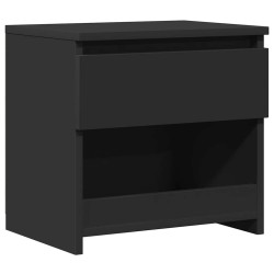 Table de chevet Noir 40x30x39 cm Bois d’ingénierie 580939580939