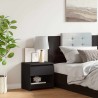 Table de chevet Noir 40x30x39 cm Bois d’ingénierie 580939580939