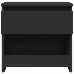 Table de chevet Noir 40x30x39 cm Bois d’ingénierie 580939580939