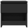Table de chevet Noir 40x30x39 cm Bois d’ingénierie 580939580939
