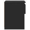 Table de chevet Noir 40x30x39 cm Bois d’ingénierie 580939580939