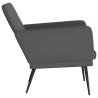 Fauteuil Gris 61x78x80 cm Similicuir 580940580940