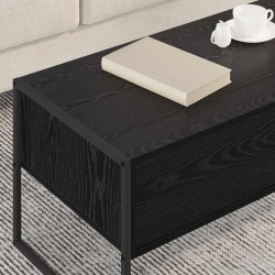 Table basse Chêne noir 100 x 46 x 40 cm Bois d'ingénierie 580942580942