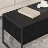 Table basse Chêne noir 100 x 46 x 40 cm Bois d'ingénierie 580942580942