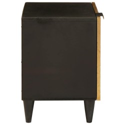 Table de chevet 2 pcs Noir et or 40 x 33 x 46 cm 580947580947
