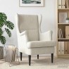 Fauteuil Crème Velours 580948580948