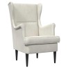 Fauteuil Crème Velours 580948580948