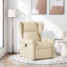 Fauteuil de massage inclinable Crème Tissu 580950580950