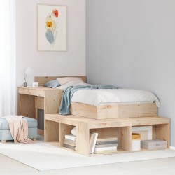 Table de chevet avec bureau 232 x 122 x 75 cm Bois de pin massif 580951580951