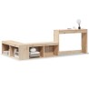 Table de chevet avec bureau 232 x 122 x 75 cm Bois de pin massif 580951580951