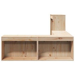 Table de chevet avec bureau 232 x 122 x 75 cm Bois de pin massif 580951580951