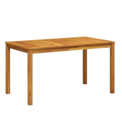 Table de jardin 140x80x74 cm Bois d'acacia massif 580952580952