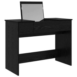 Table de cosmétiques avec tiroir Chêne noir 100 x 45 x 76 cm 580953580953