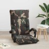 Fauteuil de sol ajustable Vert armée Tissu 580954580954