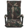 Fauteuil de sol ajustable Vert armée Tissu 580954580954