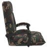Fauteuil de sol ajustable Vert armée Tissu 580954580954