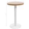 Table de bistro Marron clair 50 cm MDF 580955580955