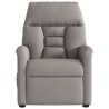Fauteuil de massage inclinable électrique Taupe Tissu 580957580957